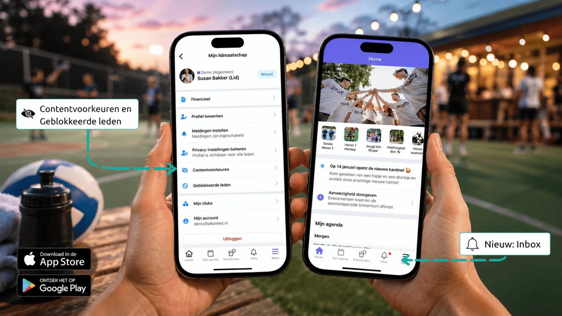 ClubApp versie 5.0.1 in de App stores beschikbaar