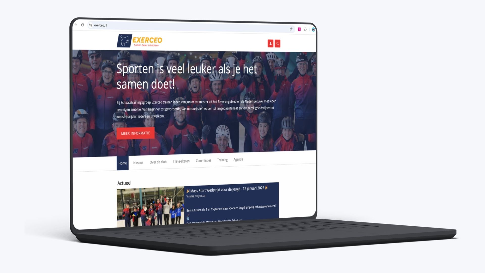AllUnited Clubwebsite Exerceo